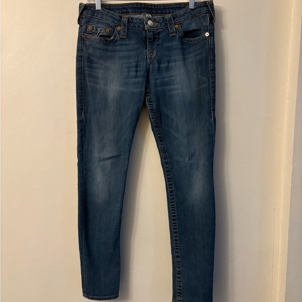 True Religion Dark Blue Skinny Jeans